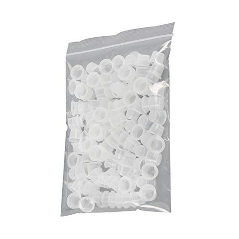 Image of 1TattooWorld 500 Pcs 9mm Small Tattoo Ink Cups Caps for Needle Tip Grip Power Supply, OTW-PC9-500.1