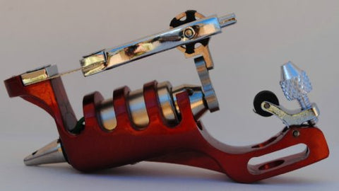 Image of 1TattooWorld Premium New Design Handmaded Rotary Tattoo Machine Red Color, OTW-MD71