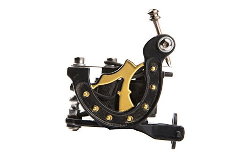 Image of 1TattooWorld Premium Copper Wire Coils Tattoo Machine Liner & Shader, Black, OTW-M323-1