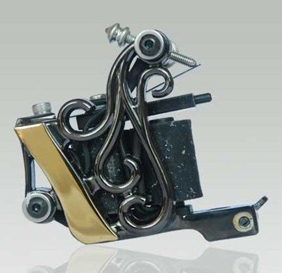 Image of 1TattooWorld Premium Copper Wire Coils Tattoo Machine Liner & Shader, Black, OTW-M303-2