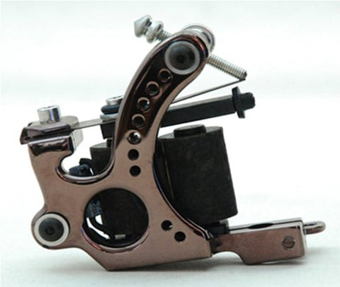 Image of Premium Copper Wire Coils Tattoo Machine Liner & Shader, Gray Metallic, OTW-M302-4