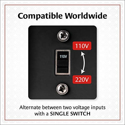 Image of Pirate Face Tattoo Dual Digital Tattoo Power Supply with Foot Pedal and 2 Clip Cords, Black Color