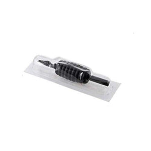 1TattooWorld (50) X STERILIZED ASSORTED (ROUNDS/MAGS/FLATS) TUBES WITH BLACK RUBBER GRIPS 5/8", OTW-Grip-50M