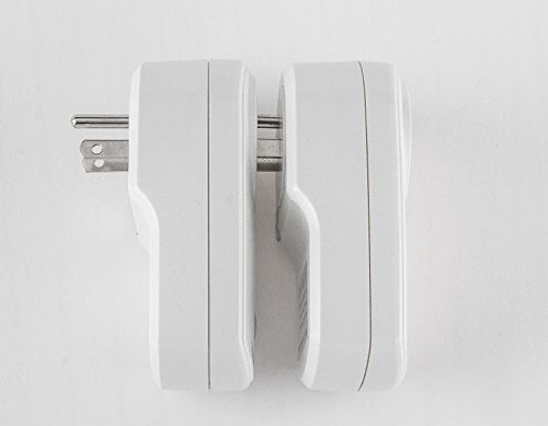 BiCoreTech 2-Pack Smart WiFi Plug Outlet US Plug, Turn ON/OFF Electronics from Anywhere with APP, No Hub Required, Compatible with Android and Apple devices, White, BCT-WS9939W2