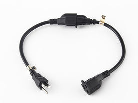BiCoreTech 6 Pack Power Extension Cord Cable, Outlet Saver, 3 Prong, 16AWG-13A, UL Listed, BCT-PC3M6