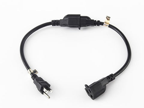 Image of BiCoreTech 6 Pack Power Extension Cord Cable, Outlet Saver, 3 Prong, 16AWG-13A, UL Listed, BCT-PC3M6