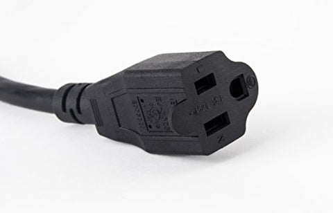 Image of BiCoreTech 6 Pack Power Extension Cord Cable, Outlet Saver, 3 Prong, 16AWG-13A, UL Listed, BCT-PC3M6