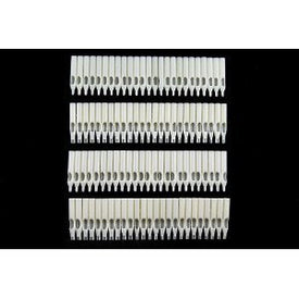 1TattooWorld Tattoo Supply 100 Plastic Disposable Tips (Nozzles) Round/flat, OTW-DT-1