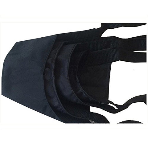 Image of PetsCaptain 5pcs set Breathable Safety Small, Medium, Large, Extra Large Size Dog Muzzle Adjustable, black color , PSC-A039M5