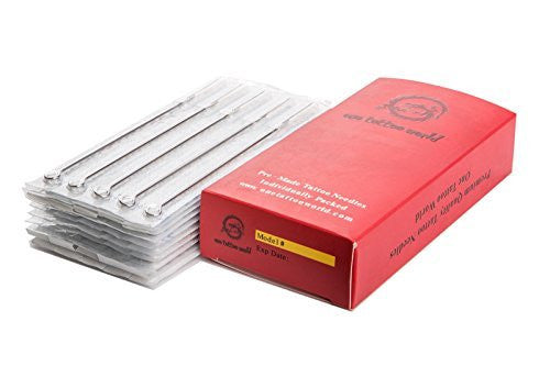 1TattooWorld 50 Pcs 3 Round Liner Sterilized Tattoo Needles, OTW-50-3RL3