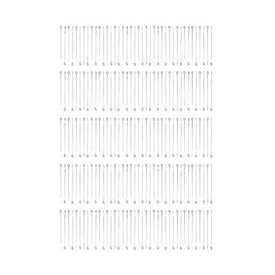 One Tattoo World 100 Pack of Assorted Tattoo Needles | 10 of Each: 3RL, 5RL, 7RL, 9RL, 3RS, 5RS, 7RS, 9RS, 5MS, 7MS