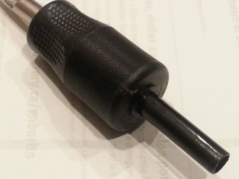 Image of 1TattooWorld 25 Pieces Mixed 1" Disposable Grip with Stainless Steel Tips 5/7/9R,5/7/9F, 5/7/9D, OTW-GTB-25