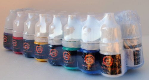 1TattooWorld Premium Tattoo Ink Set, 25 Color (5ml) each, OTW-D025A