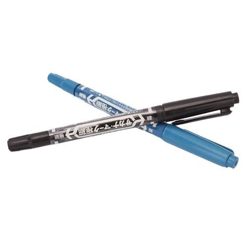 10pcs Tattoo Skin Marker Piercing Marking Scribe Dual-tip Pen