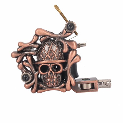 1TattooWorld Premium Handmade Copper Wire Coils Tattoo Machine Liner & Shader, Copper, OTW-J0382