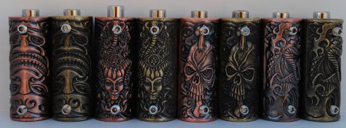 1TattooWorld 8pcs 25mm(1") Empaistic Copper Tattoo Grip w/Stem for Tattoo Machine & Needles, OTW-ZAL-S4