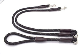 PetsCaptain Double Dog Leash Built with Premium Quality & Heavy Duty Round Rope (0.5