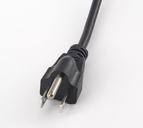 Image of BiCoreTech 2 Pack Computer Power Cable, 3 Prong, 18AWG-13A, UL Listed, BCT-PC15FA2