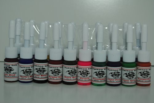 1TattooWorld Premium Tattoo Ink Set, 5ml series