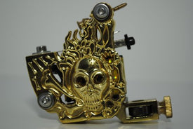 1TattooWorld Premium Tattoo Kit 2 Handmade Machine Gun Digital Power Supply Needles 7 Color 1/2 oz Inks, OTW-KK02