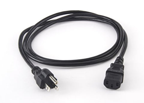 Image of BiCoreTech 2 Pack Computer Power Cable, 3 Prong, 18AWG-13A, UL Listed, BCT-PC15FA2