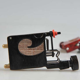 1TattooWorld Premium Handmaded Rotary Tattoo Machine, Black & Gold, OTW-MD4-4