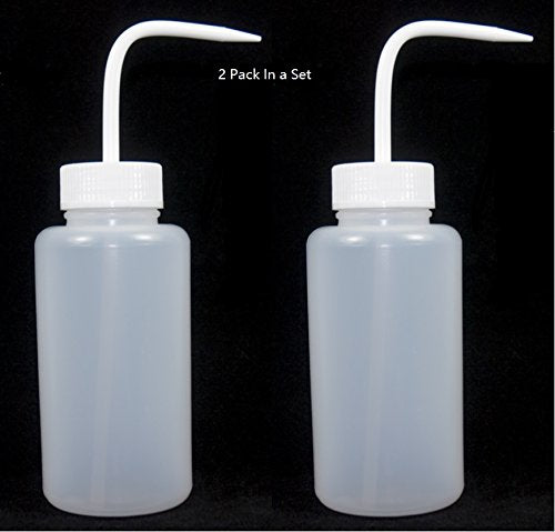 2Pack Squeeze Bottle Wash Bottle Tattoo Cleaning Bottle Liquid Soap and Water holder, 500 ml, OTW-XP-4