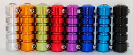 1TattooWorld 8pcs Ultra Slim 16*50mm Aluminum Alloy Grip w/ Stem for Tattoo Machine & Needles, OTW-AS-S8