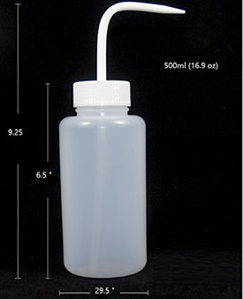 2Pack Squeeze Bottle Wash Bottle Tattoo Cleaning Bottle Liquid Soap and Water holder, 500 ml, OTW-XP-4