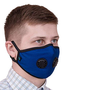 1TattooWorld 50 Count 3 Ply Disposable Filter Mask Earloop Woven Masks Nose Allergy Dust Mask for Medical Dental Surgical Hypoallergenic Face Mask, Blue Color, OTW-BFMask50