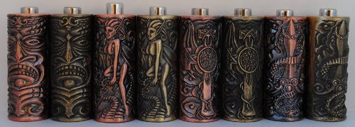 1TattooWorld 8pcs 25mm(1") Empaistic Copper Tattoo Grip w/ Stem for Tattoo Machine & Needles, OTW-ZAL-S4
