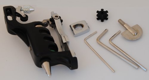 1TattooWorld Premium New Design Handmaded Rotary Tattoo Machine Black Color, OTW-MD72