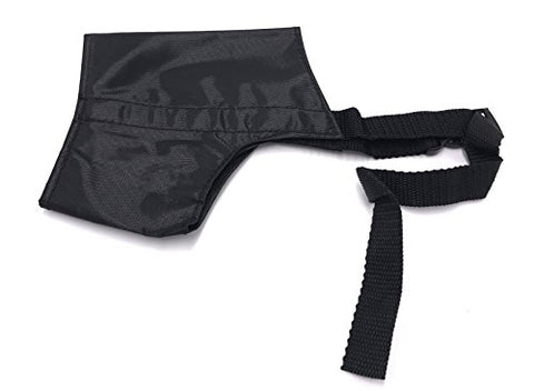 Image of PetsCaptain 5pcs set Breathable Safety Small, Medium, Large, Extra Large Size Dog Muzzle Adjustable, black color , PSC-A039M5