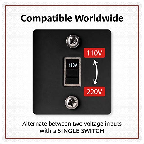 Pirate Face Tattoo Dual Digital Tattoo Power Supply with Foot Pedal and 2 Clip Cords, Black Color