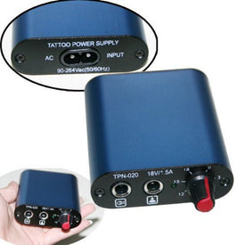professional Tattoo Blue Mini Power Supply D010048