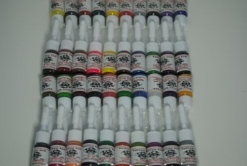 1TattooWorld Premium Tattoo Ink Set, 40 Color (5ml) each, OTW-C040