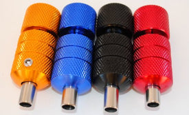 1TattooWorld 4 Sets of Auto Lock Tattoo Grip Silicone Aluminum Alloy w/Back Stem 22mm, OTW-AAM-S4